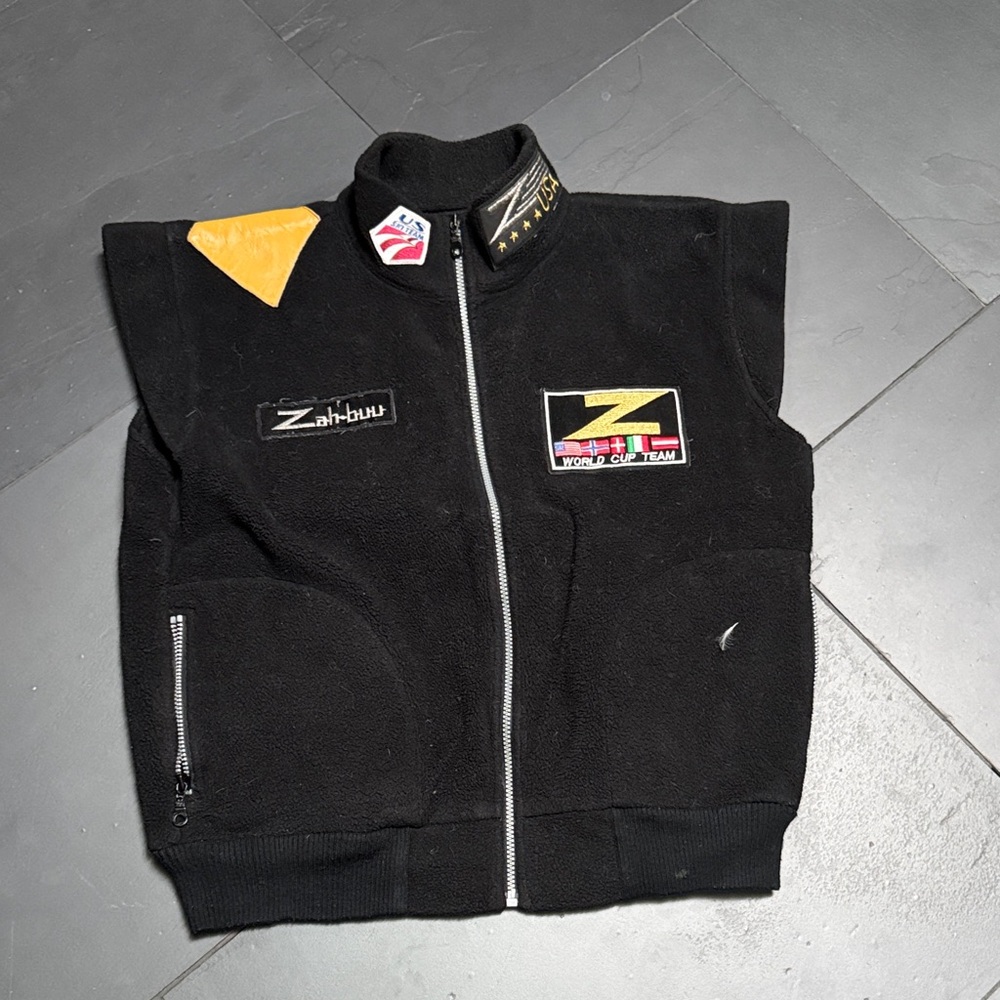 Black Ski & Snowboard Vest